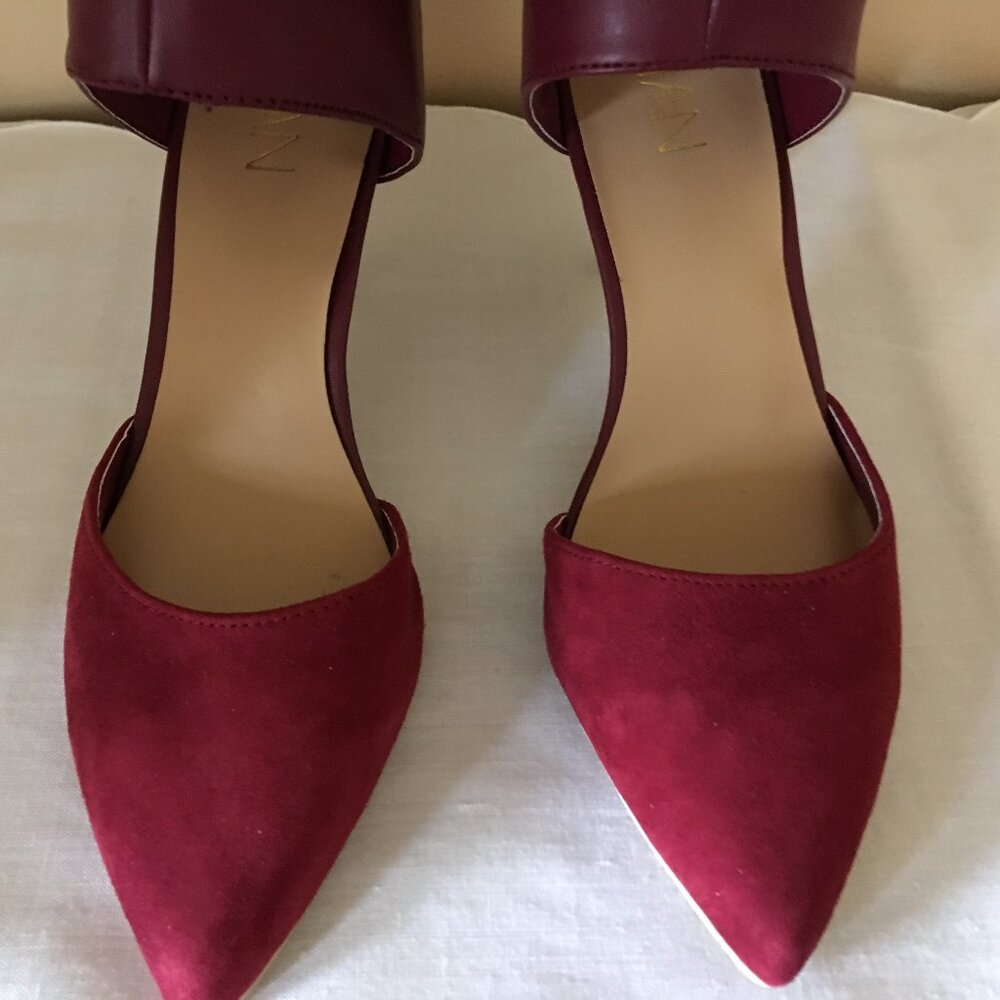 IMAN brand new leather shoe (Marsala Red) size 7 1/2 medium